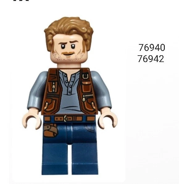 LEGO Jurassic World - Owen Grady - Minifigur Figur Claire Dino Park 76940 76942 - Bild 1 von 1