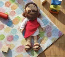 Way To Celebrate Easter Jesus Plush NWT TikTok Viral Christian Sold Out