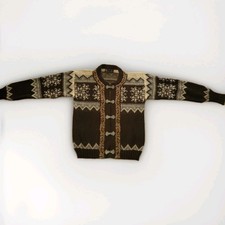 Vintage Norway Norwegian sweater Womens XL Large 40" bust  Waist Academia