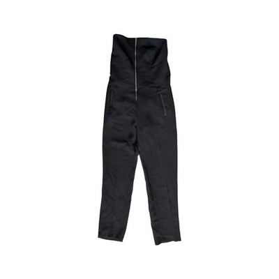Sandro Sleeveless Zipper Closure Black Jumpsuit Size 4 NWOT 