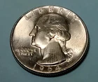 🟅 UNC 1964 D 90% Silver Wash. 25¢ - 62-Year-Old Coin