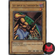 Yugioh Left Arm of the Forbidden One LOB-E100 Ultra Rare MP