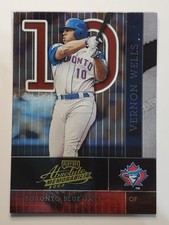 2002 Absolute Memorabilia #150 Vernon Wells ~ Toronto Blue Jays