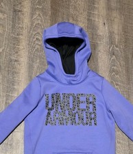 Under Armour Cold Gear Storm Youth Girls Purple Hoodie Size Youth Medium