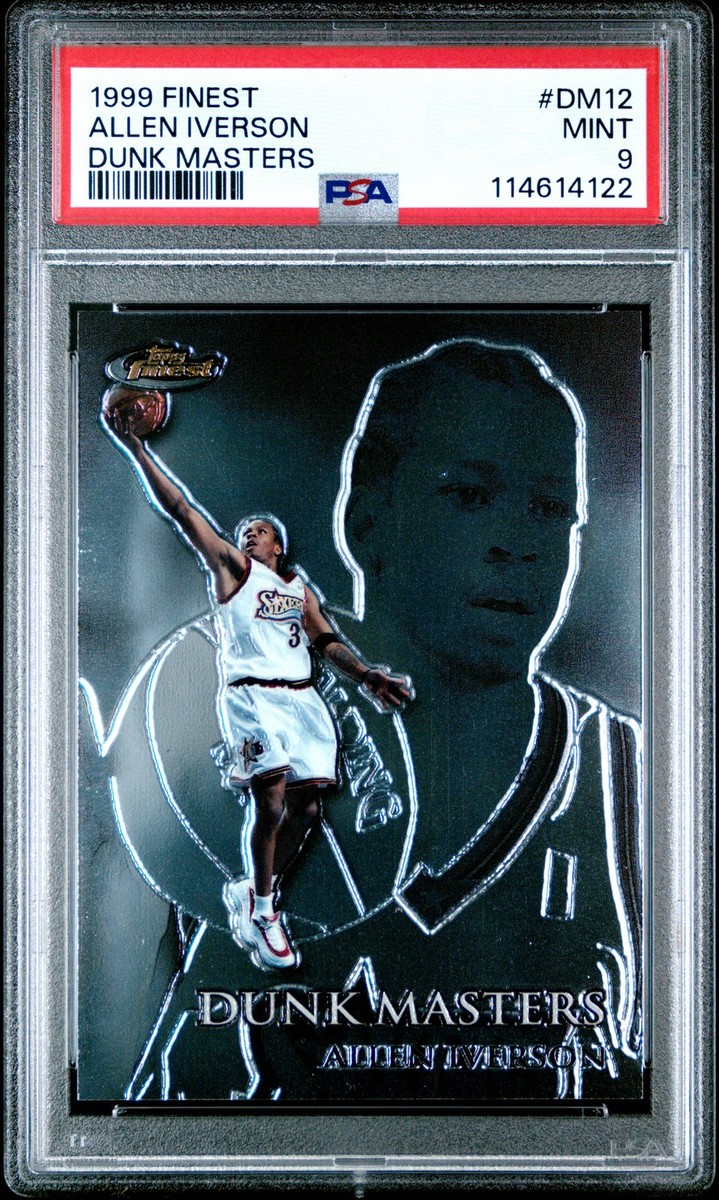 1999-00 Topps Finest - Dunk Masters Allen Iverson #DM12 /750 for