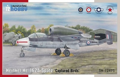 Special Hobby 100-SH72475 Heinkel He 162A Spatz 'Captured Birds' in 1:72 Bausatz