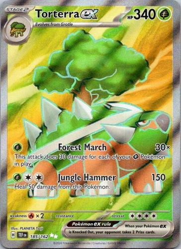 Torterra ex 185/162 SV05: Temporal Forces Holo
