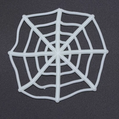 10pcs Spider Web Jouet Jouet Sticky Blanc CobWeb Halloween Halloween House - Photo 1/4
