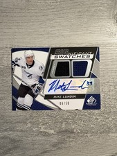 2008-09 SP Game Used Mike Lundin Significant Swatches Jersey Auto /50 #SS-MI