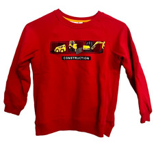 Sonoma Youth Kids Red Construction Fleece Pullover Size 7X (XL) Youth
