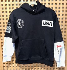 ZARA NASA USA BOYS HOODED SWEATER SIZE 11-12 YEARS NEW 