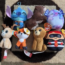 McDonald's Happy Meal Toys Assorted Plush Lot of 7 Open
