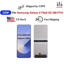 OEM For Samsung Galaxy Z Flip6 F741 Display Touch Screen Assembly Replacement