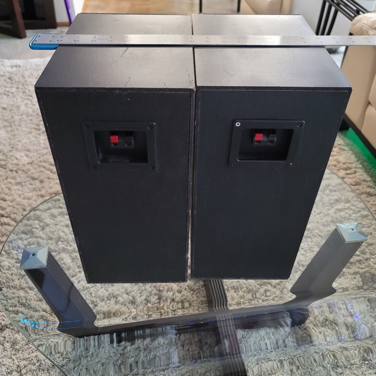 Vintage Sony SS-D117 Bookshelf Speakers Blackwood 17” Wired 70