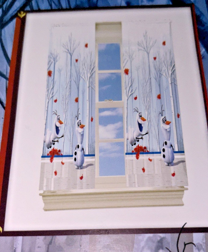 Disney Frozen II Olaf  Window Curtain 2 Panels Drapes Set, 82