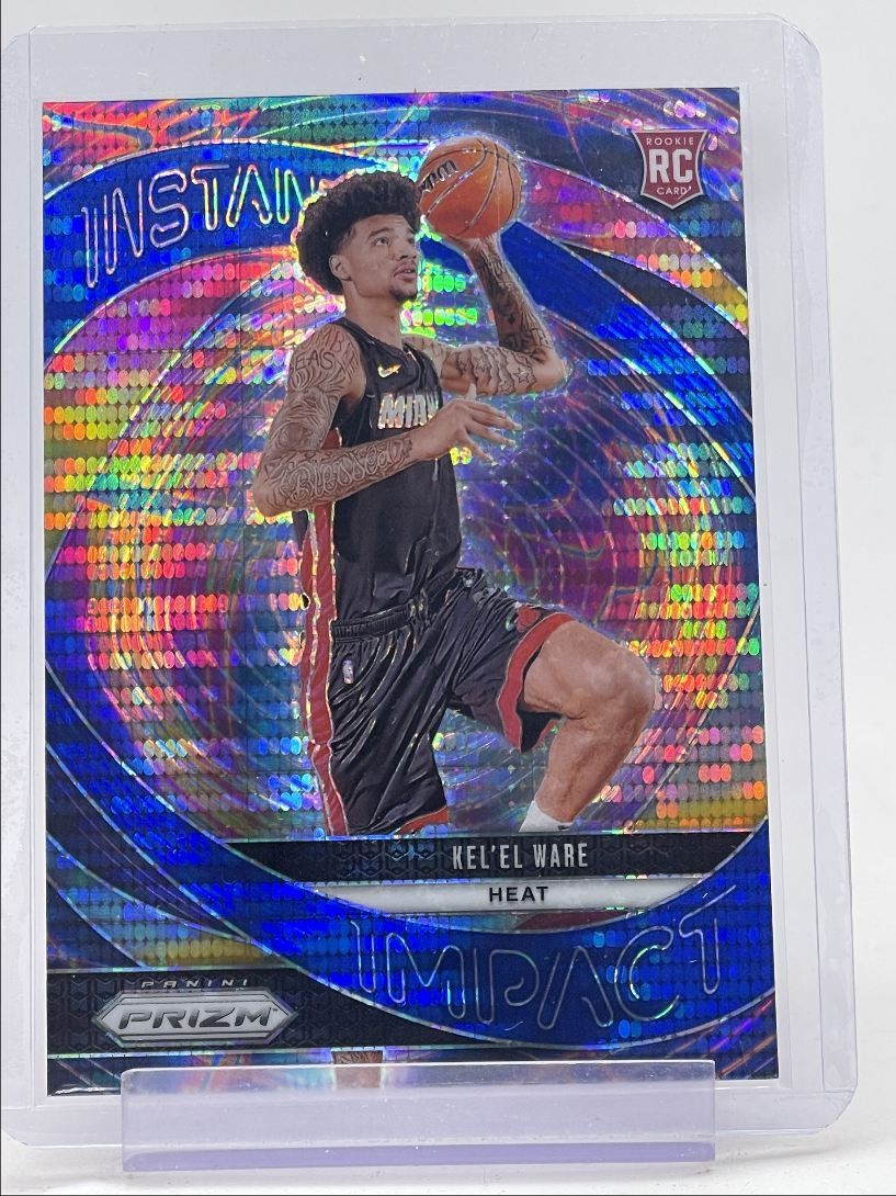KEL'EL WARE 2024-25 PRIZM BLUE PULSAR INSTANT IMPACT ROOKIE RC /99 Q6016