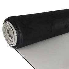 Auto Headliner Suede Foam Fabric for Sagging/Faded Roof Repair DIY Black 92"x60"