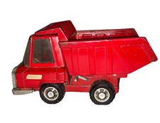 Vintage 1960  s Buddy L Red Pressed Steel Dump Truck