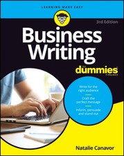 Business Writing For Dummies by Natalie Canavor (Paperback Book)