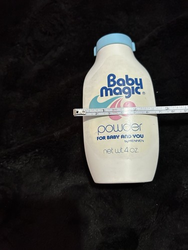 Baby Magic New NOS Talc Fragrant Baby Powder 4oz Discontinued Mennen 1970s - Picture 4 of 4