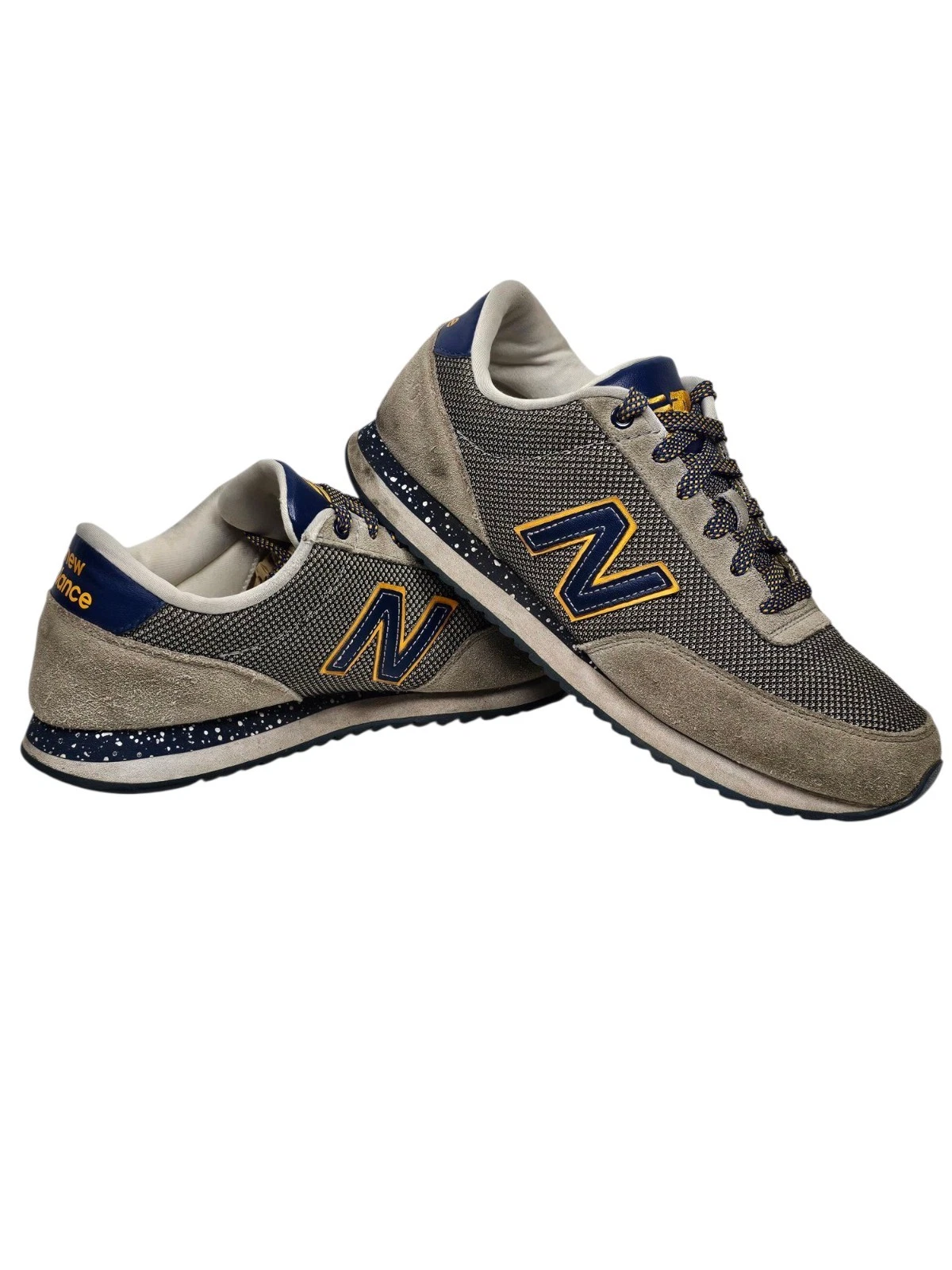 New Balance 501 Sneakers Uomo Blu Grigio MZ501CKH Taglia 9 5 Stringate Passeggio