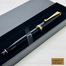 Pilot Custom 74 Black Fountain Pen 14K-585 M Nib A1292 Japan