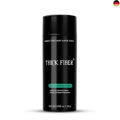 THICK FIBER Streuhaar zur Haar und kahle Stellen (dunkelbraun) ? 25 g (1er