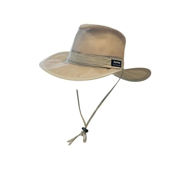 Panama Jack Mesh Seven Seas Safari Original Hat Khaki Light Green Fossil XL NWT