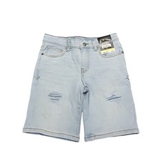 Kids Boys Destructed Bermuda Denim Distressed Shorts Medium Size 8
