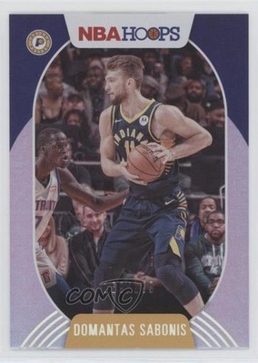 2020-21 Panini NBA Hoops Silver 169/199 Domantas Sabonis #100 2r8
