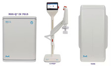 Used Millipore Milli-Q IX 7015 Water Purification System, 15 L/H w/ Milli Q-Pod 