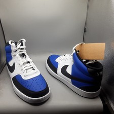 Nike Court Vision Mid Sneakers Men's 11 Game Royal Black White FQ8740 480