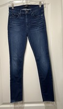 Hudson Los Angeles Nico Super Skinny Distressed Stretch Ankle Jeans Size 26