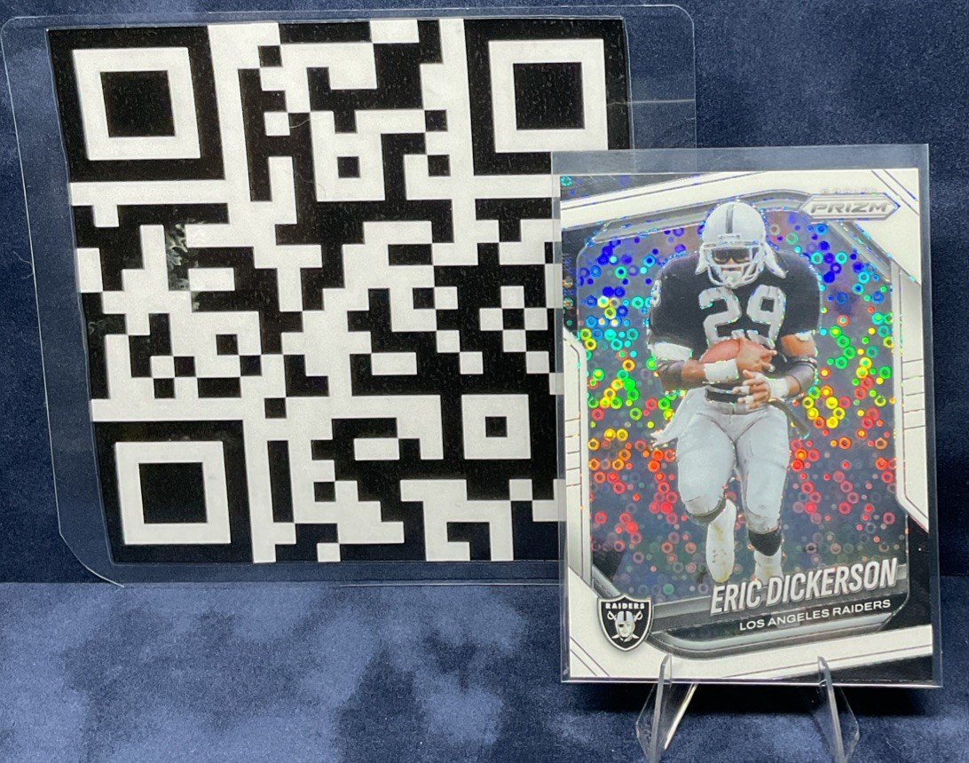 Eric Dickerson / 2025 Panini Prizm #83 / WHITE DISCO PRIZM / Raiders