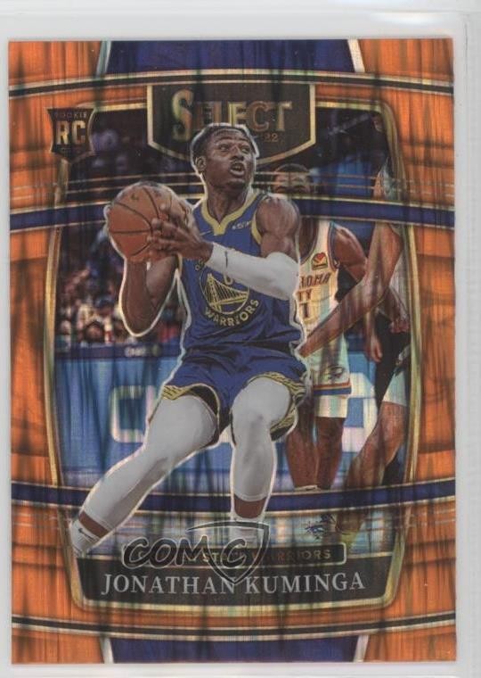 2021-22 Panini Select Concourse Orange Flash Prizm Jonathan Kuminga #28 1o8k