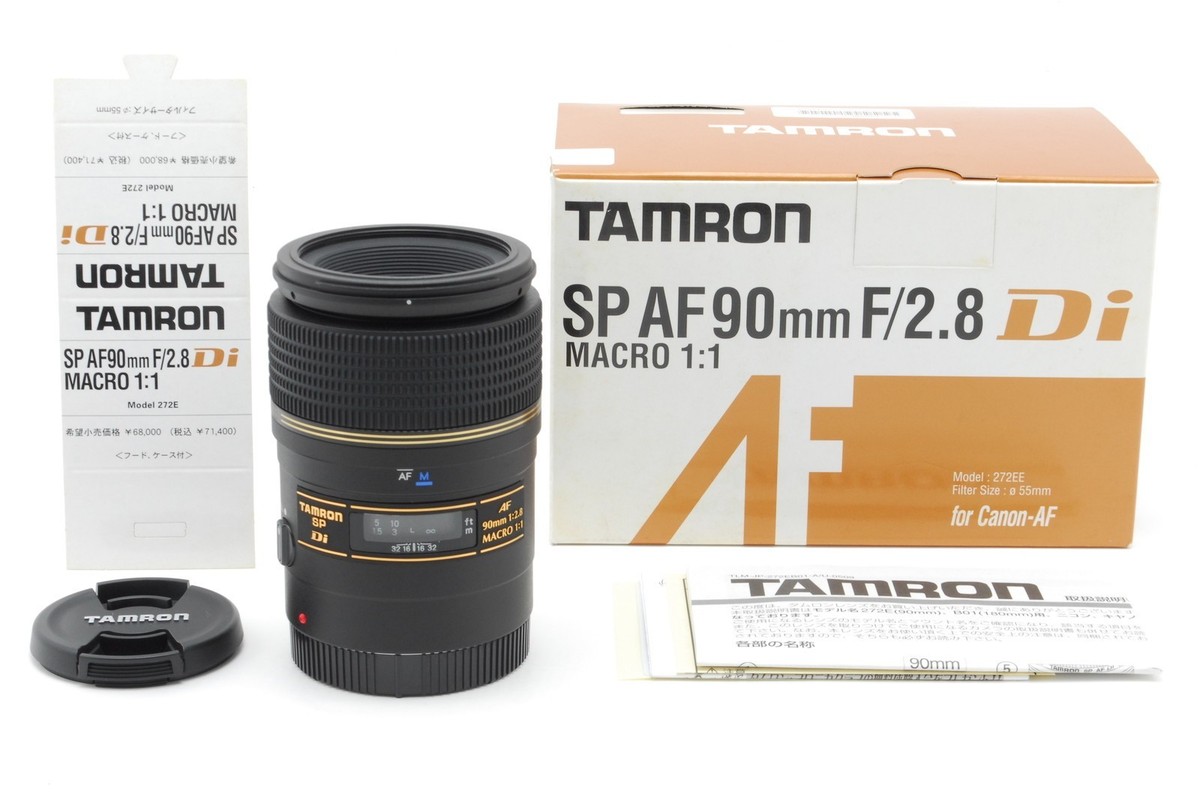 Unused w/Box] Tamron SP AF 90mm f/2.8 Di Macro Lens for Canon EF