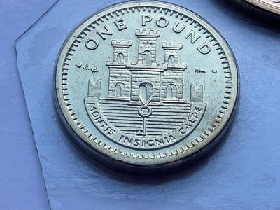 Gibraltar Coin Castle and Key 1 Pound 2000 Brilliant Uncirculated BU UNC
