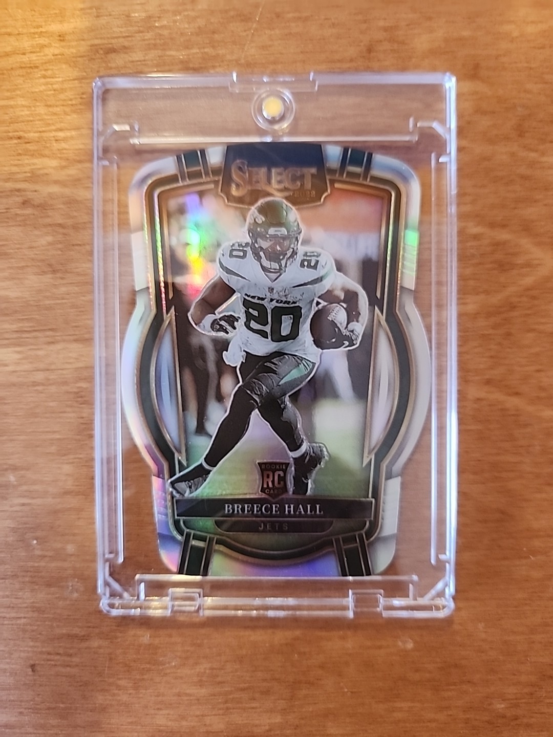 2022 Panini Select - Club Level Breece Hall #222 Silver Prizm Die-Cut (RC)