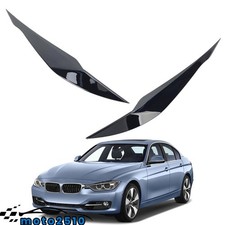 1 Paar Scheinwerferblenden Links+Rechts Schwarz Glanz f�r BMW F30 F31 2011-2019
