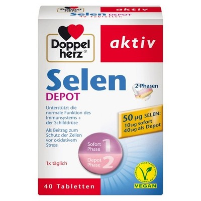Doppelherz Aktiv Selen 100 μg - 40 Tabletten