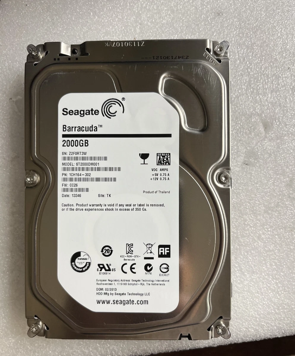 Seagate Barracuda St2000dm001 2tb for sale | eBay