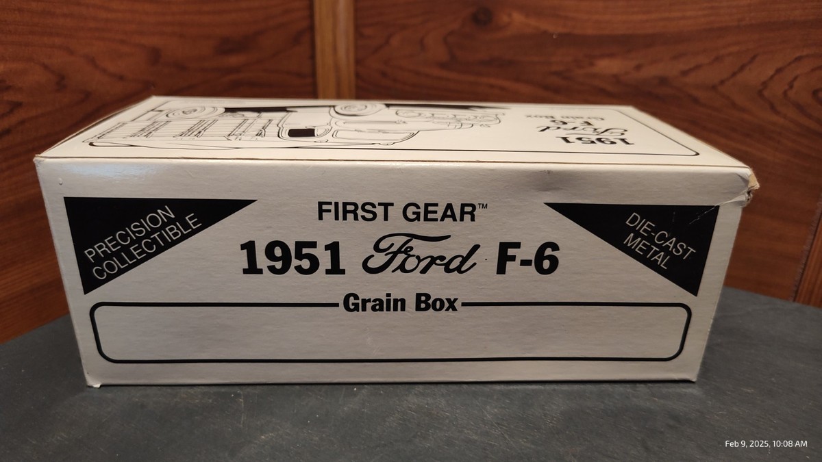 1951 Ford F-6 ボトラーズ トラック　1/34 NIB 1992 FIRST GEAR 1951 FORD F-6 BO-JACK HYBRID CORN GRAIN