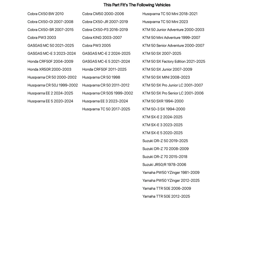 Bridgestone Standard Motorcycle Tube 70/100x10 For COBRA PW3 2003,2005 - Image 4 of 4