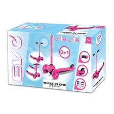 EVO 3-in-1 Three in one Cruiser Scooter PINK Aged 12 months Upwards
