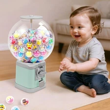 Bulk Vending Gumball Candy Machine Countertop Treat Dispenser Large Capacity