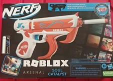 NEW Nerf ROBLOX Arsenal Soul Catalyst Dart Blaster w/Darts  Virtual Item Code
