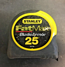 Stanley 25', 33-725, FATMAX BLADE ARMOR, Tape Measure, Made in USA