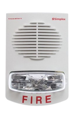 Simplex 4906-9153 Wall Speaker Strobe - White