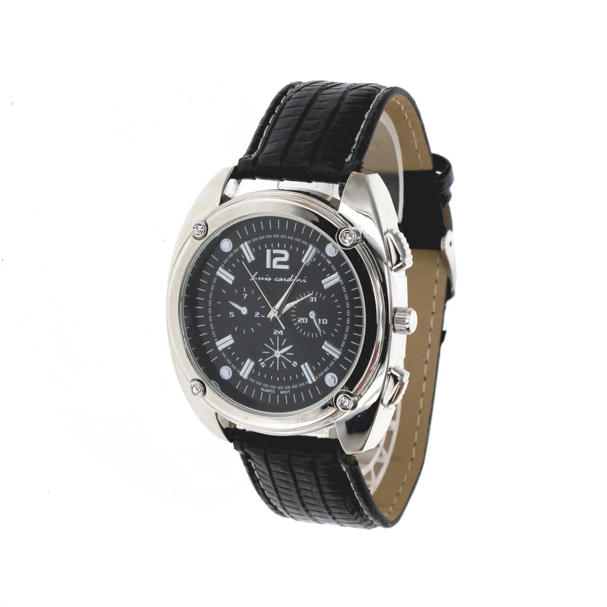 GIANT SALE! Cardini Watch works has new battery in it great Condition Vintage Louis Cardini Mens Watch - Etsy main image 2