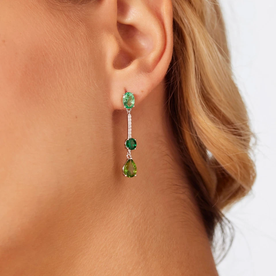 Brosway Orecchini pendenti Fancy -  in argento e zirconi FLG152 - Immagine 2 di 2